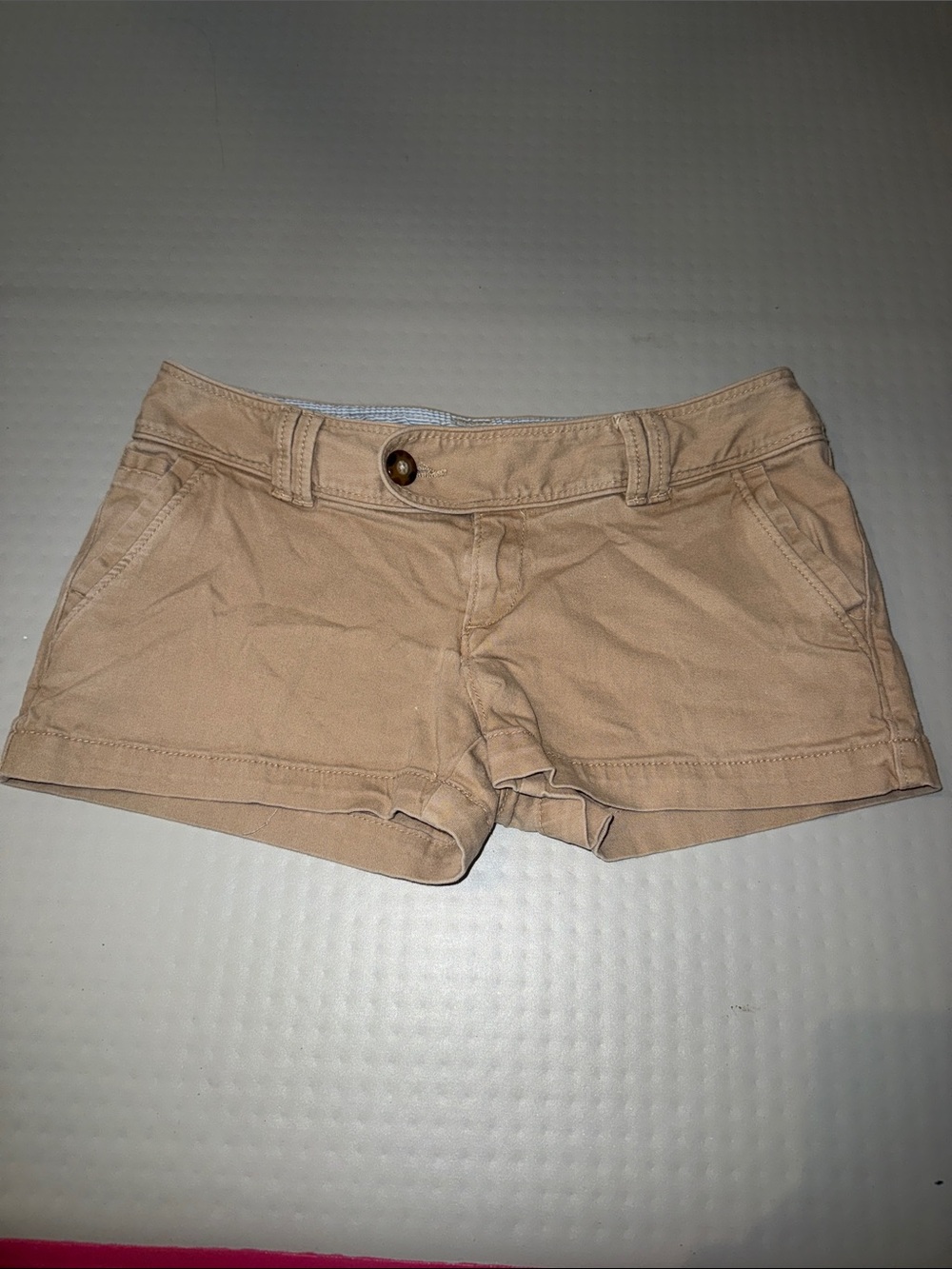 Red Camel Beige/Tan Low-Rise Casual Shorts